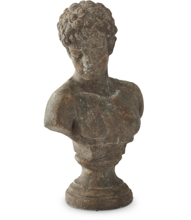 Weathered Resin David Bust