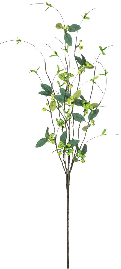 Berry Twig with Leaves Spray