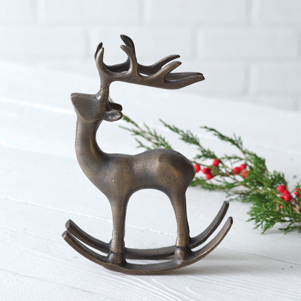 Tabletop Rocking Reindeer