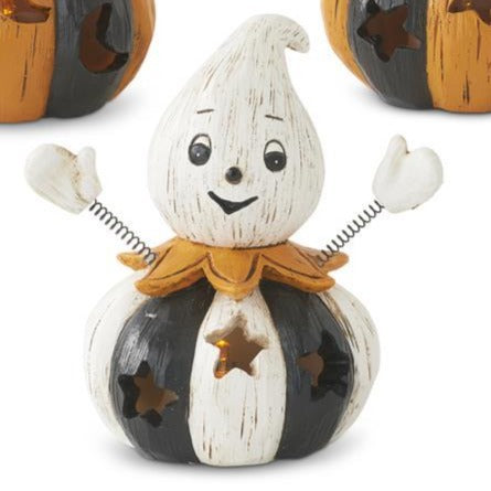 GHOST LED HALLOWEEN FIGURINE W/TIMER