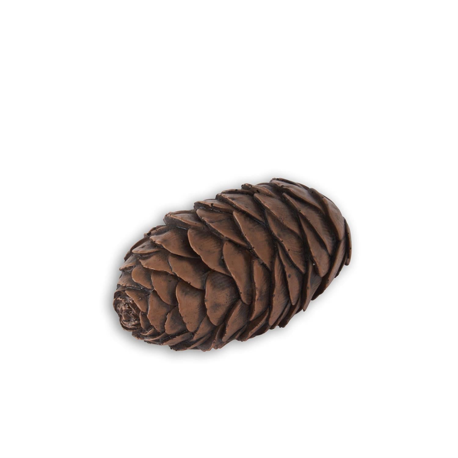 BROWN RESIN PINECONE