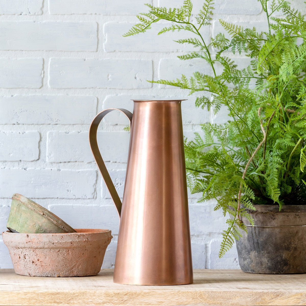 Copper Tall Pitcher