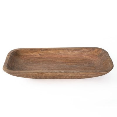 Wooden Carved Dough Bowl