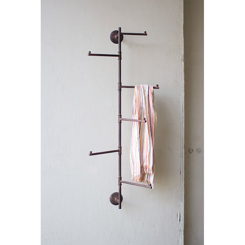 Rustic Wall Swivel Coat Rack