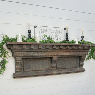 5' BLACK MANTEL PIECE*