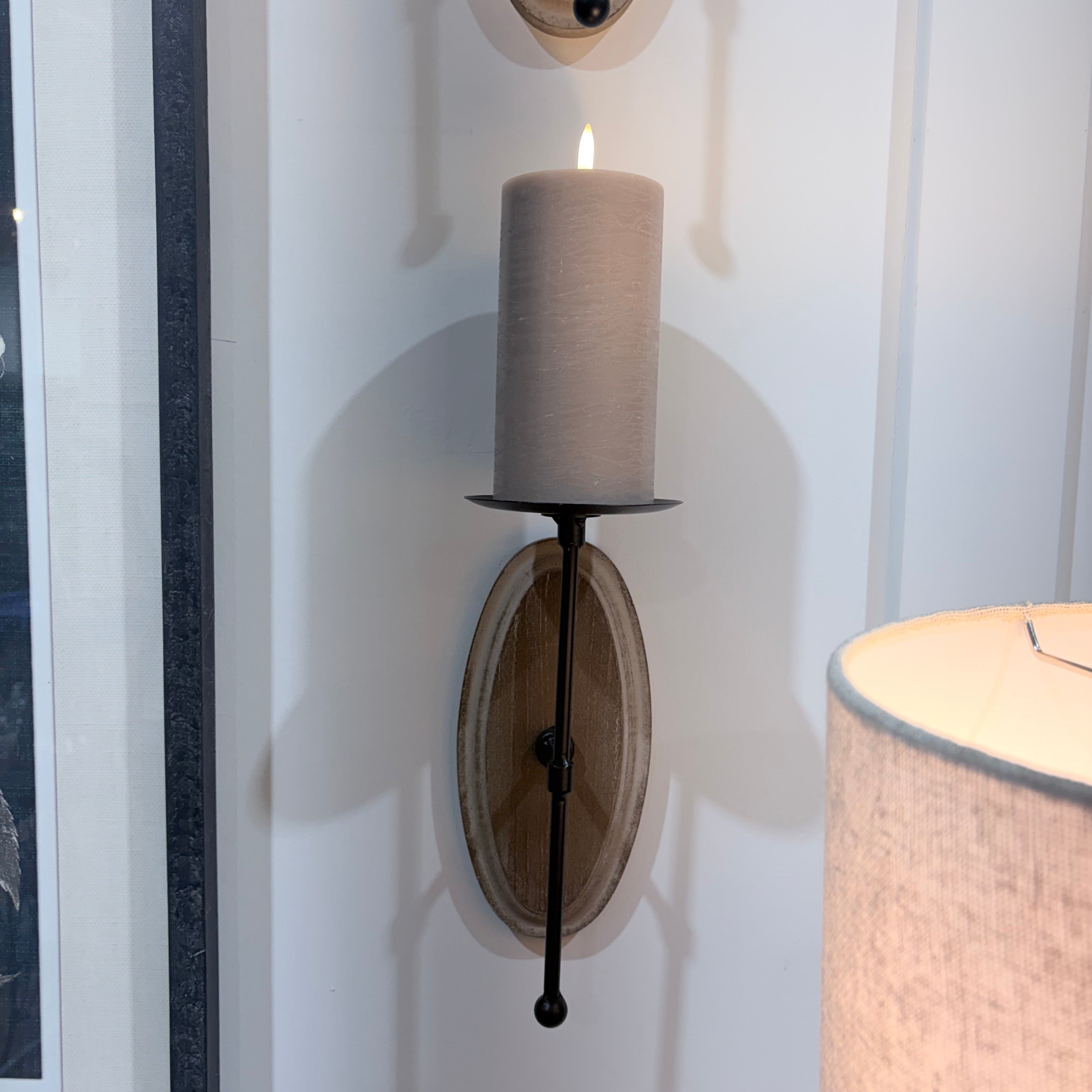 Metal & Wood Sconce