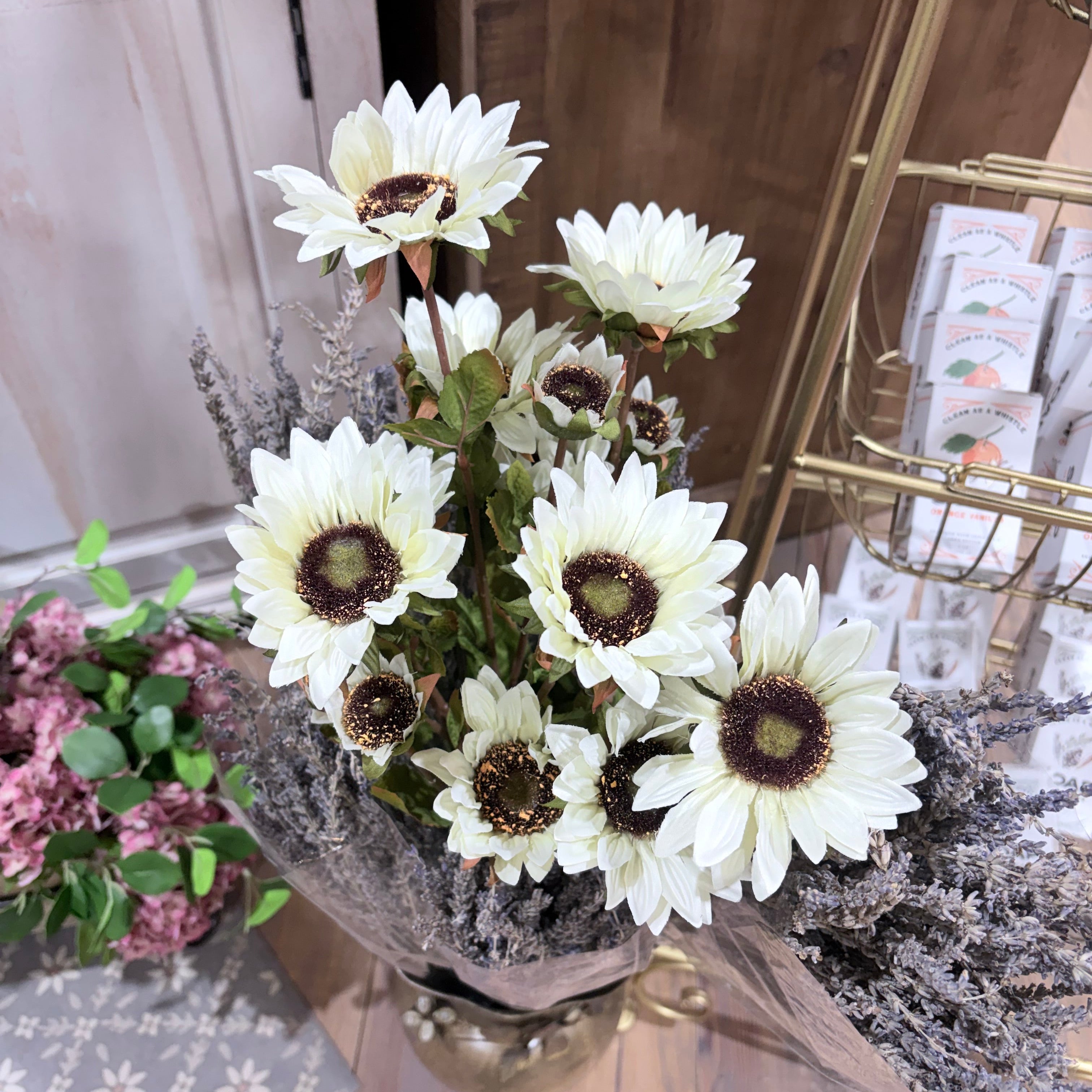 Cream Sunflower Bunch