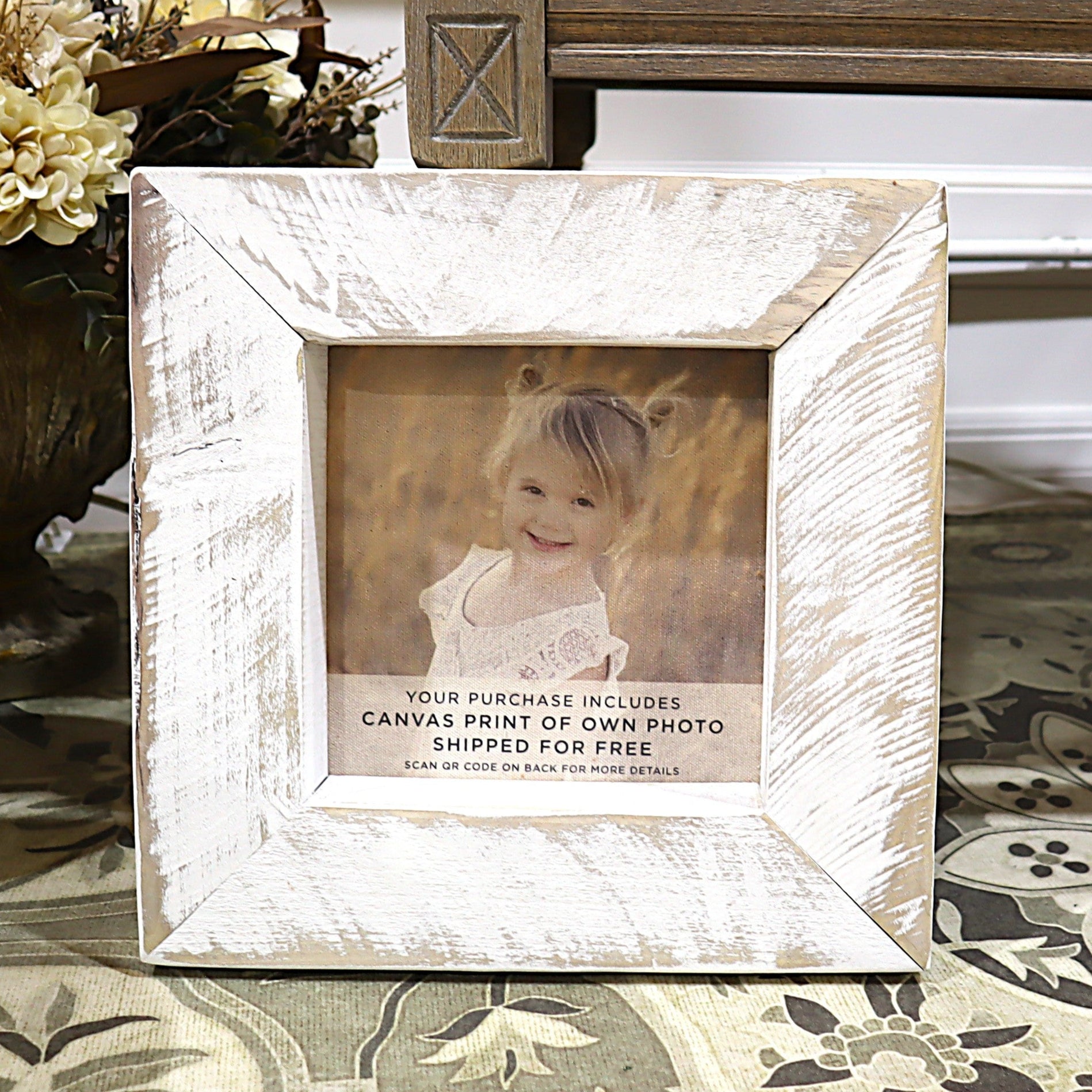 Small Square Timber Wood Frame – Fig & Fern