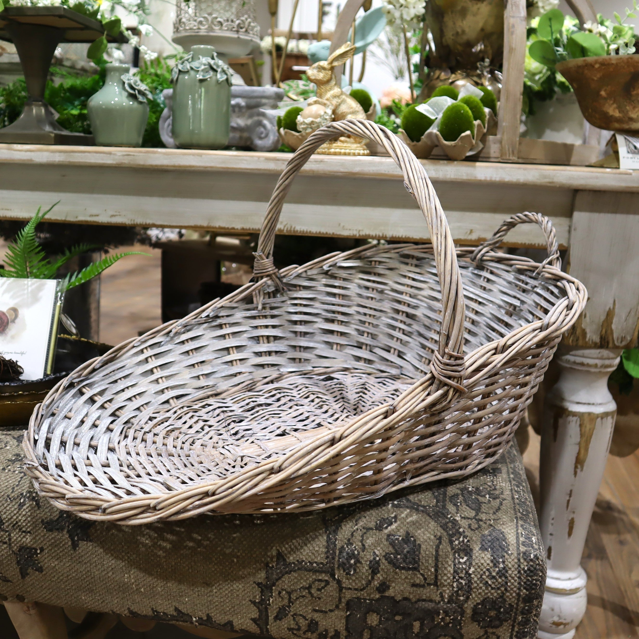 FRENCH WILLOW GARDEN BASKETS