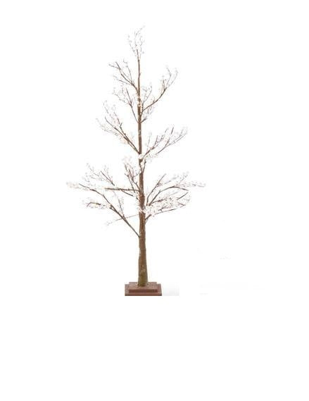 4 Foot Iced White Berry LED Tree – Fig & Fern