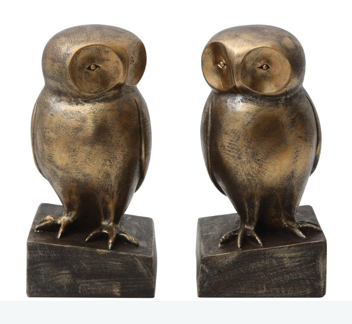 Owl Bookends, Set of 2