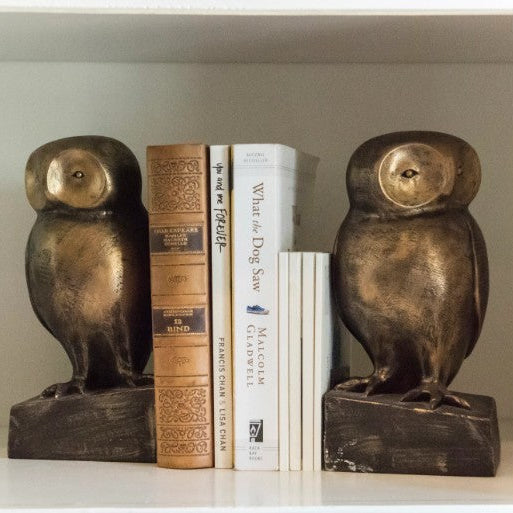 Owl Bookends, Set of 2