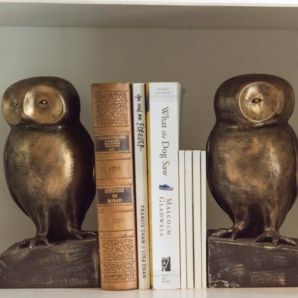 Owl Bookends, Set of 2