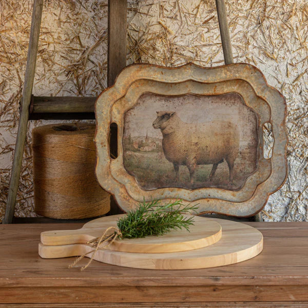 VINTAGE SHEEP TRAY