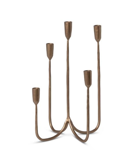 Forged Iron Candelabra, Short