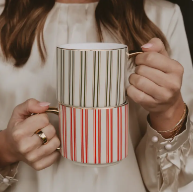 Red Stripe Coffee Mug