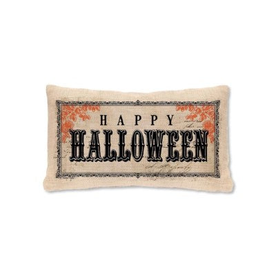 Vintage Halloween Pillow, Happy Halloween