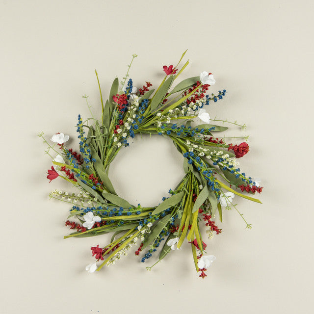RED, WHITE & BLUE CANDLE RING
