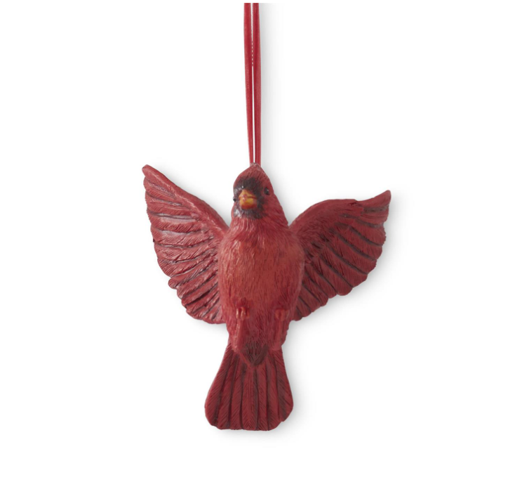 Resin Cardinal Ornament