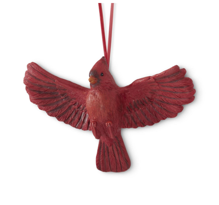 Resin Cardinal Ornament