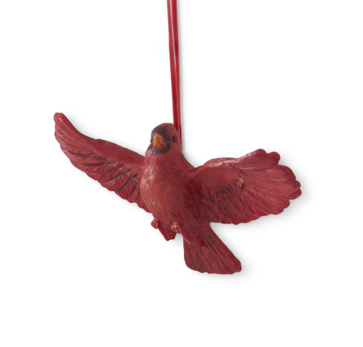 Resin Cardinal Ornament