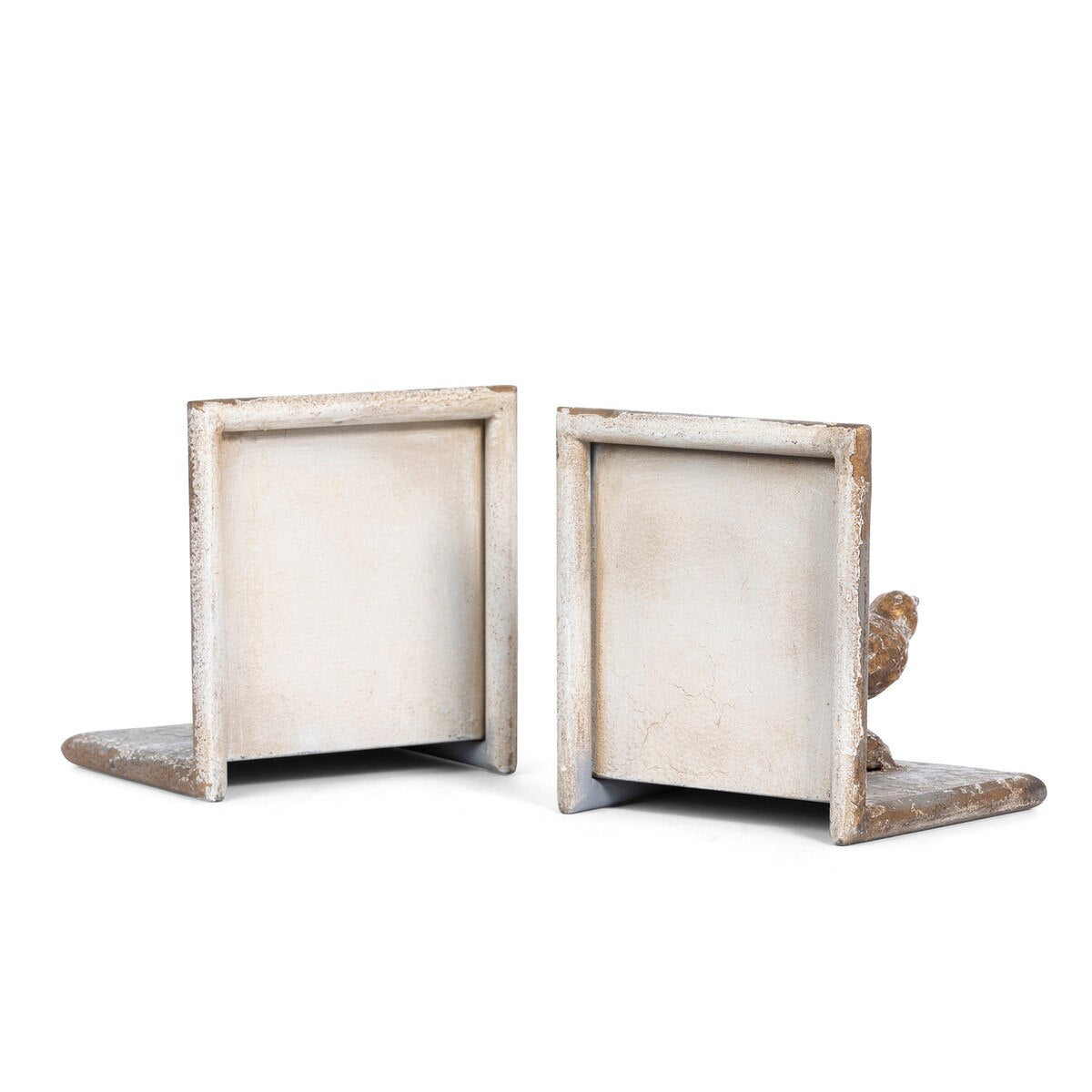 Bird Duet Iron Bookends, Set of 2