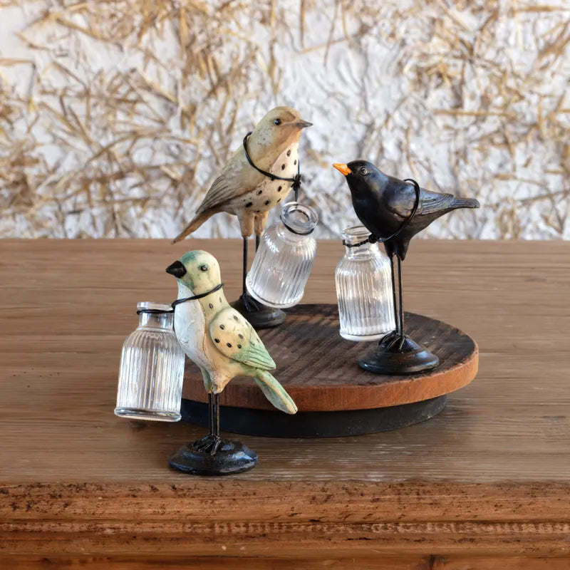 Assorted Bird Flower Holder