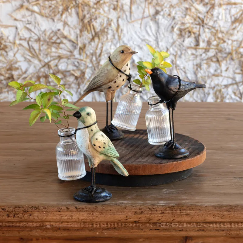 Assorted Bird Flower Holder