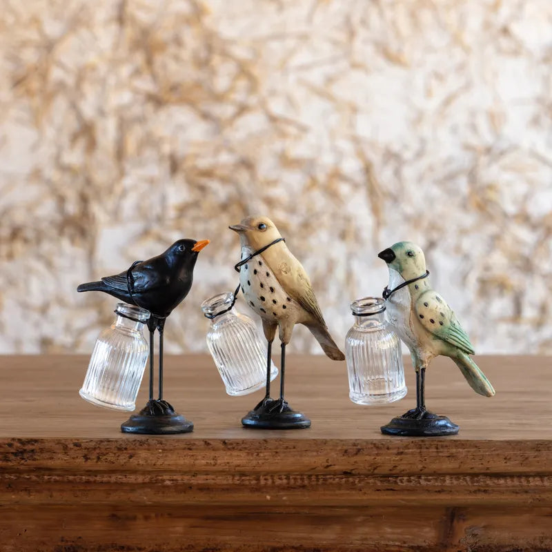 Assorted Bird Flower Holder