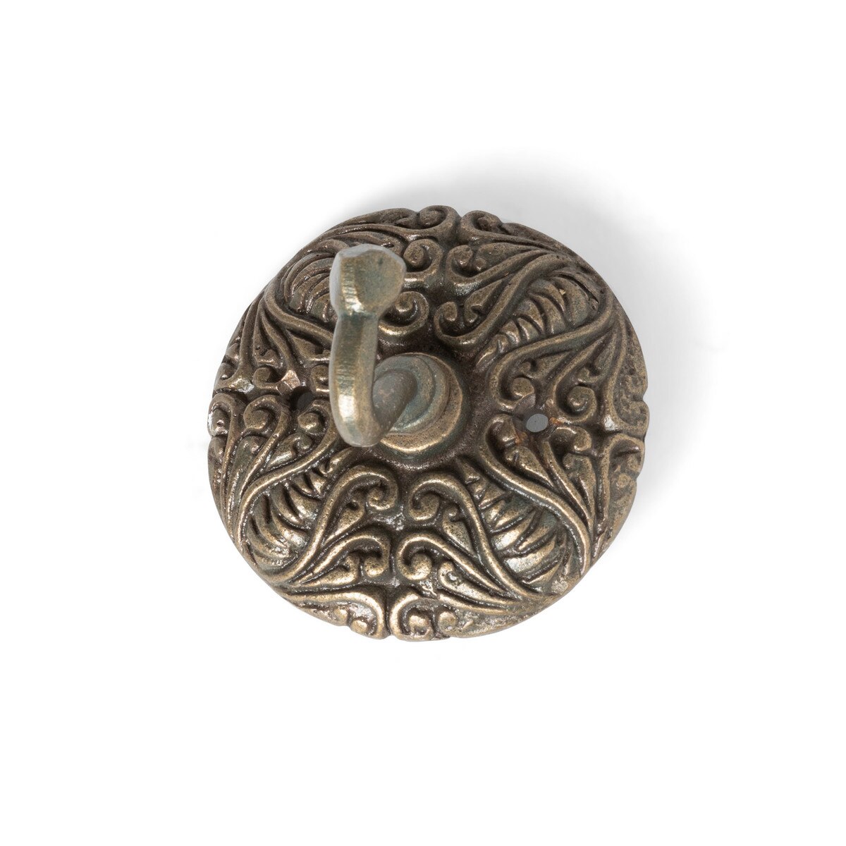 Scroll Antique Brass Wall Hook