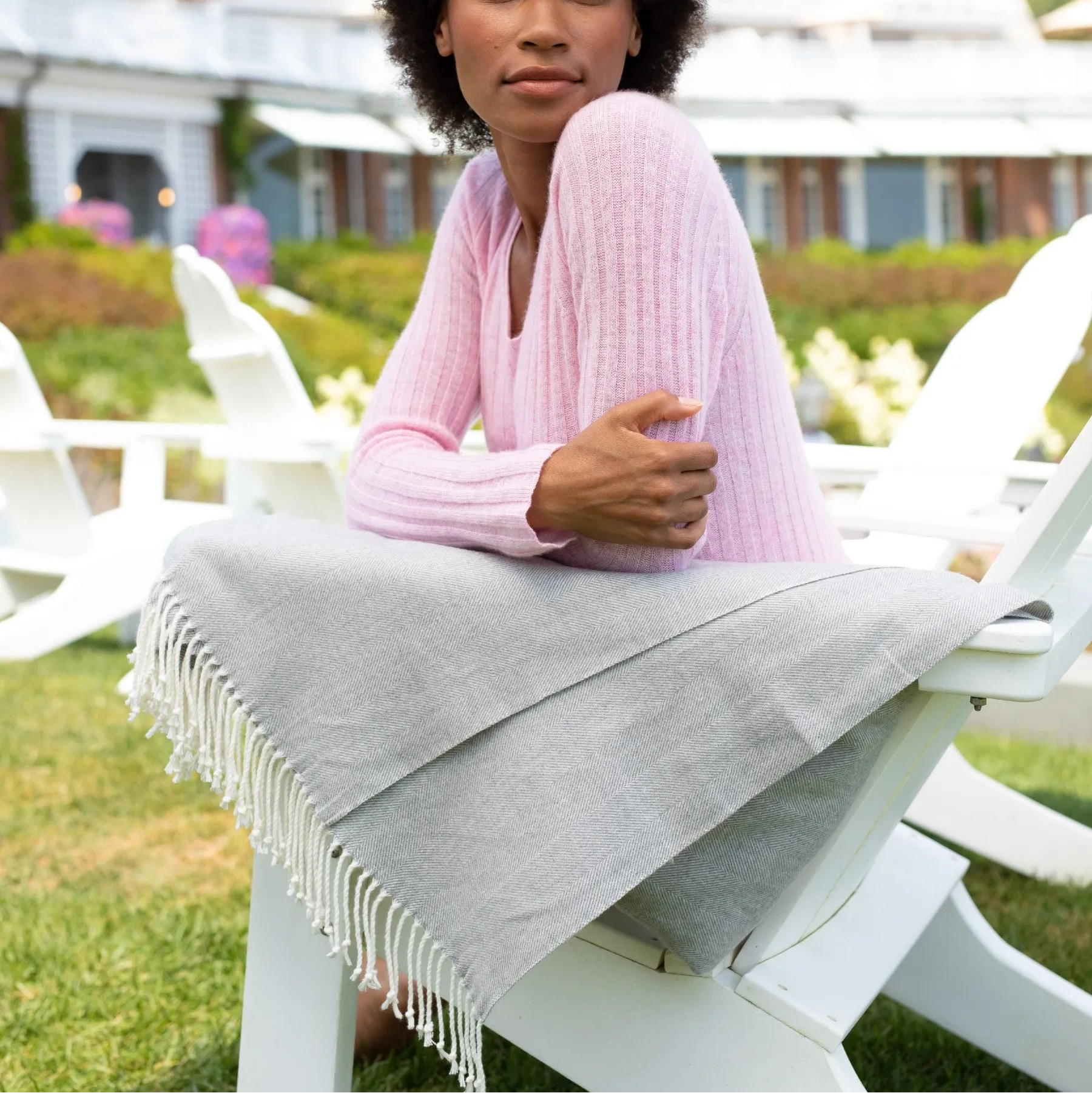 Brooks Banded Woven Throw