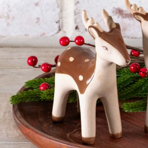 Beige Brown Deer