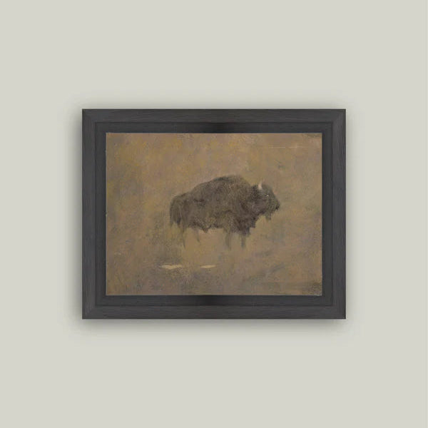 Buffalo in a Sandstorm 9 x 7