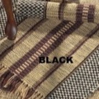 BURDETT STRIPE RUG (Black) 27