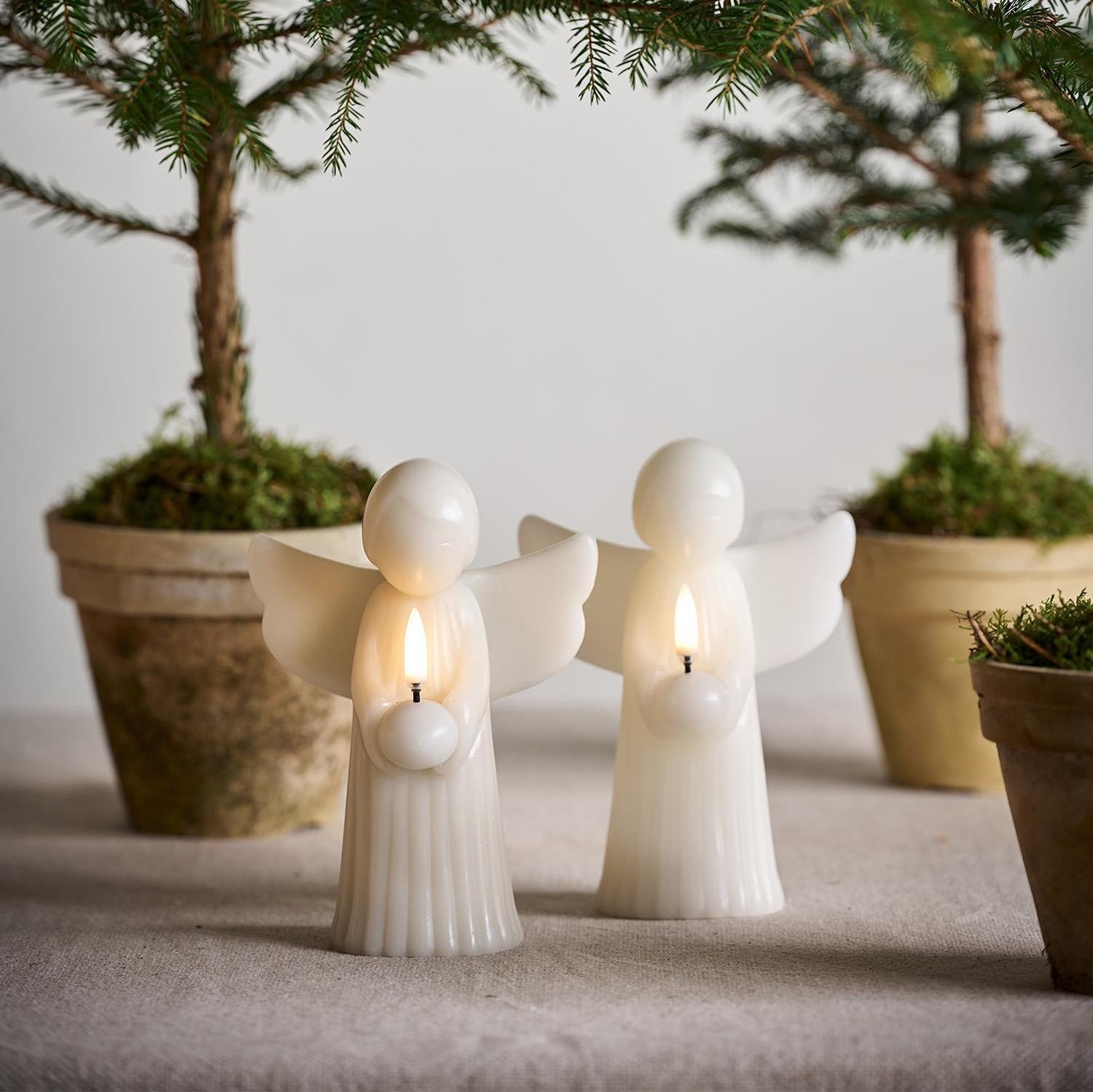 LED Candle Angel. Vanilla