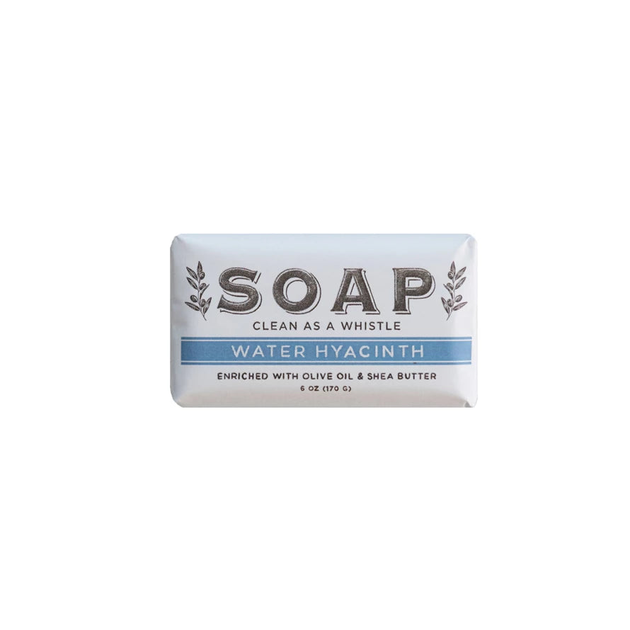 Water Hyacinth Scented Olive Oil & Shea Butter Milled Bar Soap