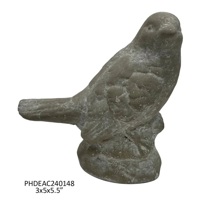English Garden Cement Bird