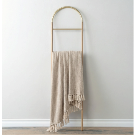 Chevron Stripe Woven Throw