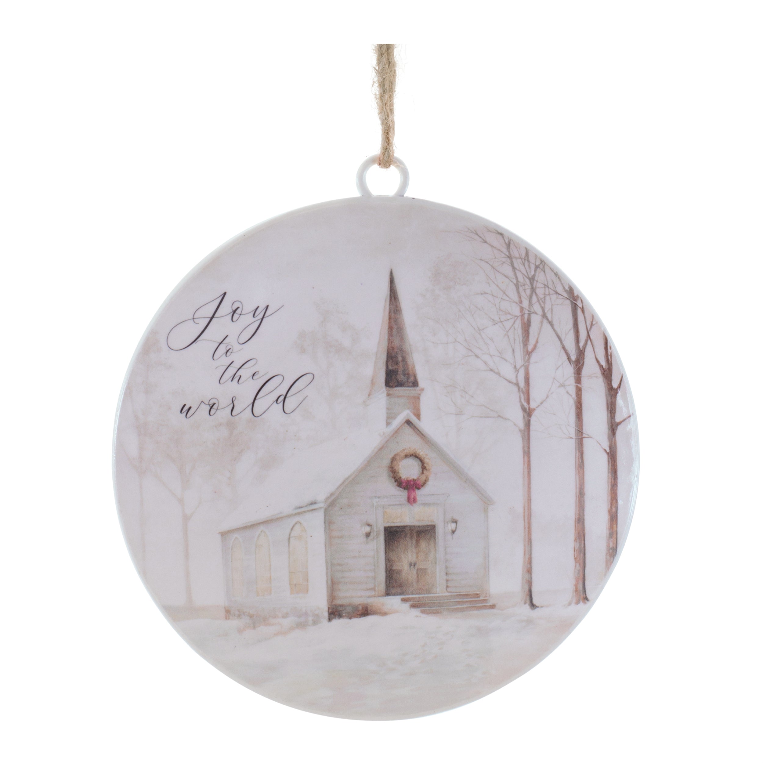 Church Disc Ornament