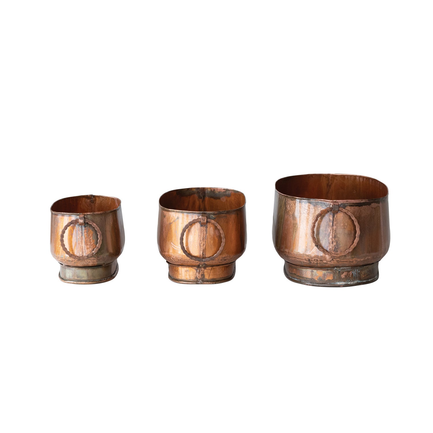 Metal Planters, 3 Sizes