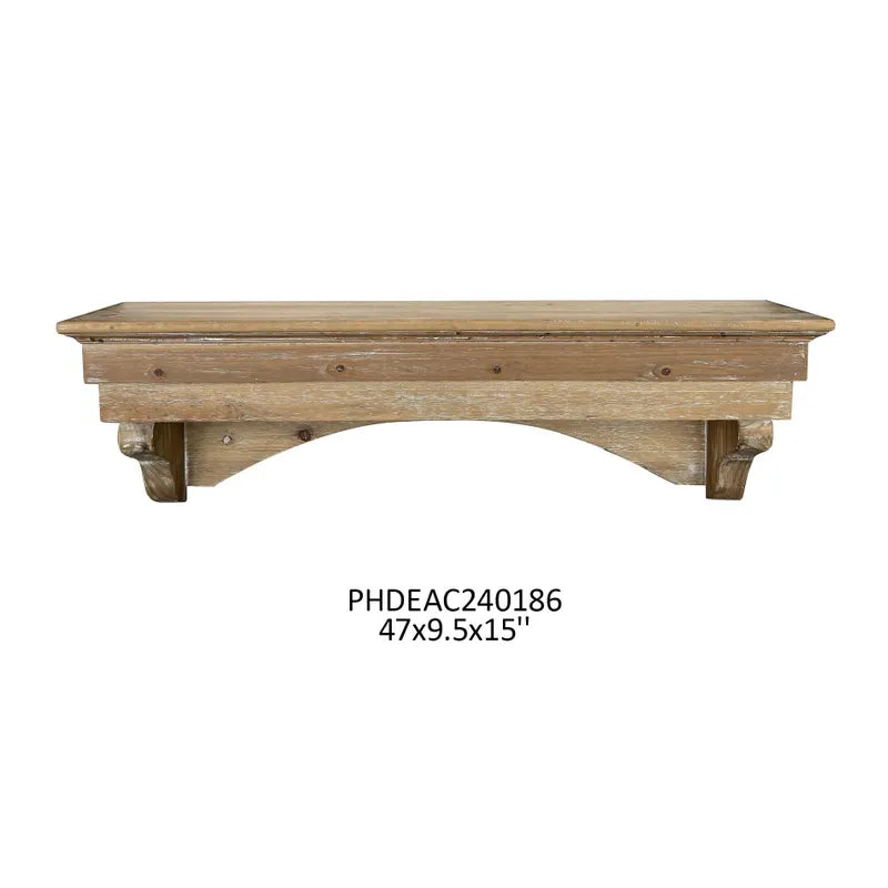 Cottage Wooden Wall Shelf