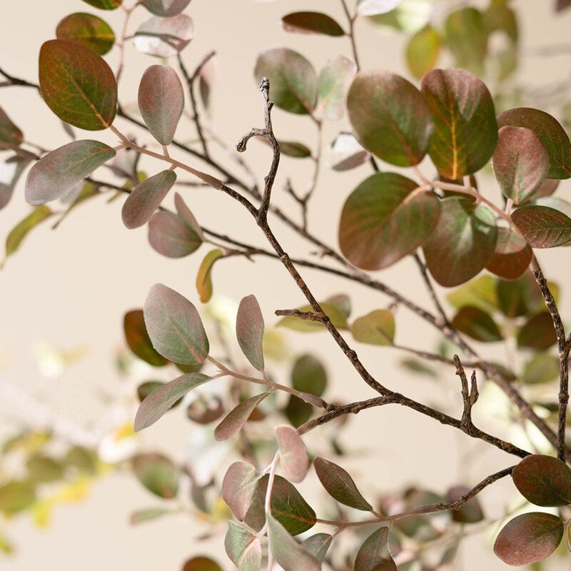 Artificial Crepe Myrtle Tree in a Black Plastic Pot