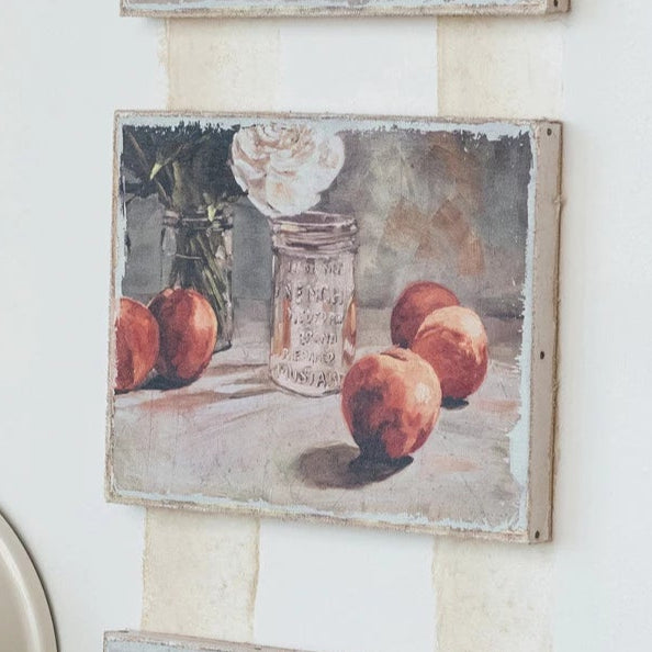 Canvas Wall Décor w/ Still Life