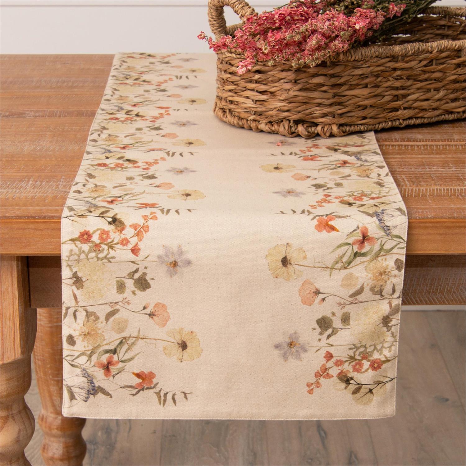 Table Runner - Dried Flowers