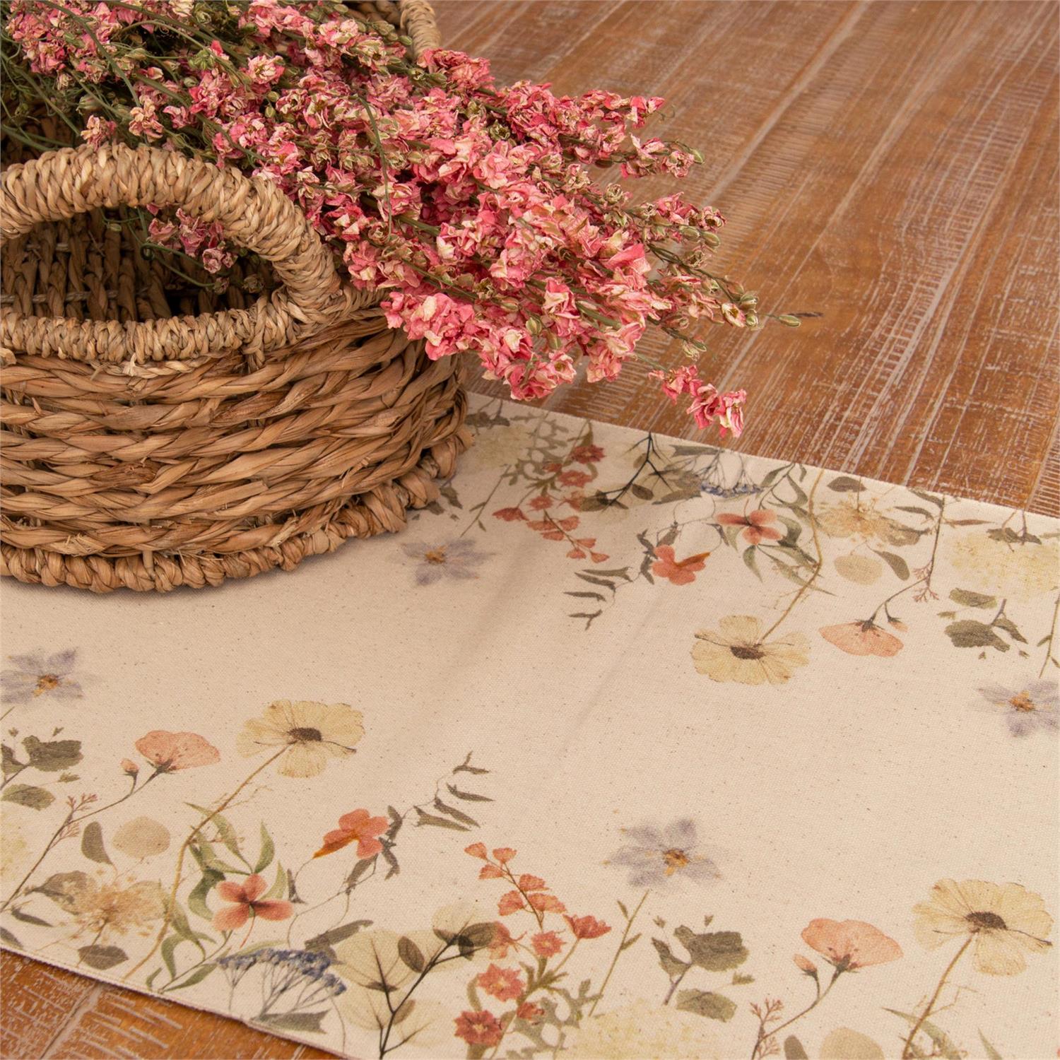 Table Runner - Dried Flowers