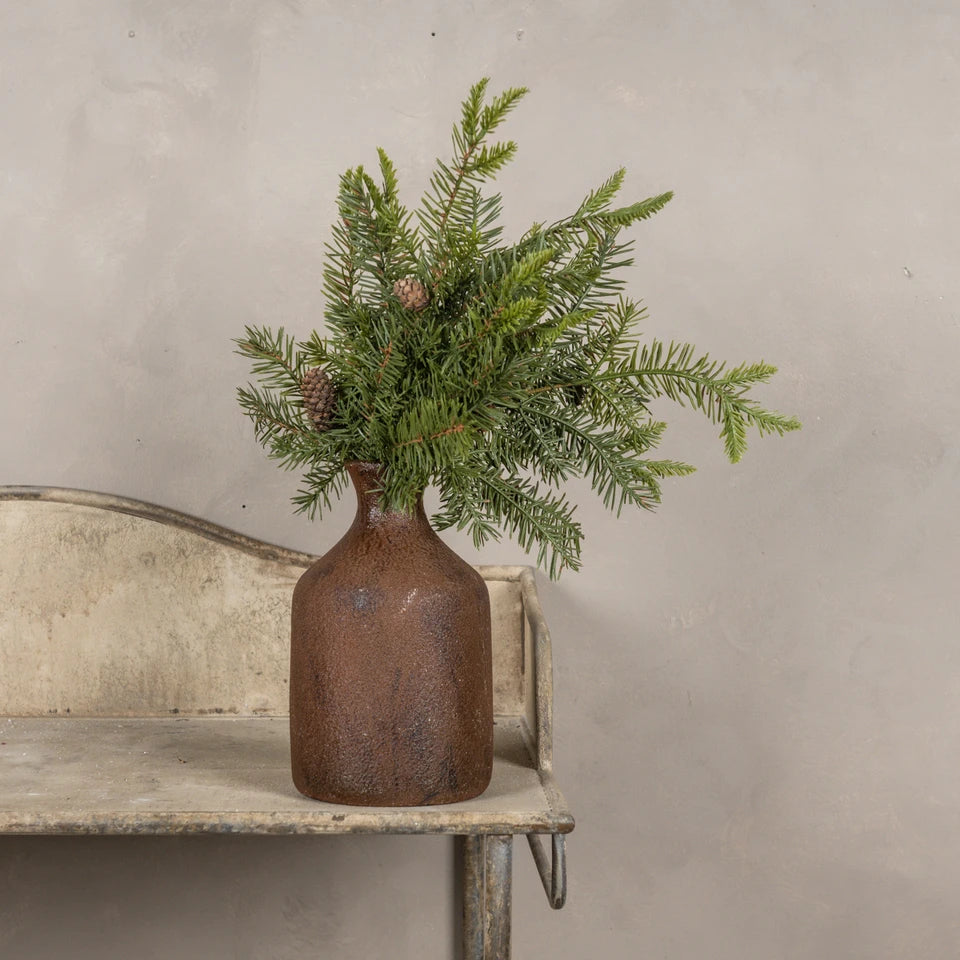 DOUGLAS FIR SPRAY W/ PINECONES
