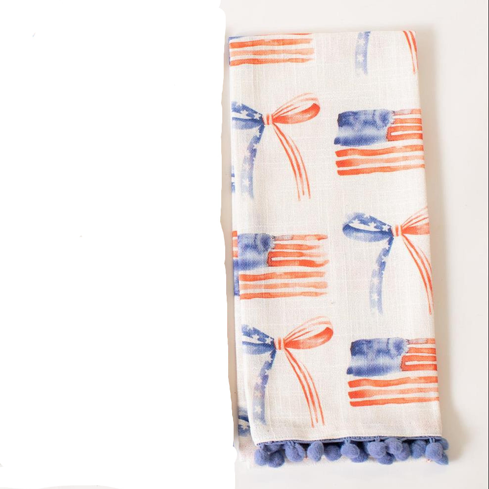 Tea Towels - Liberty Ribbons And Bows