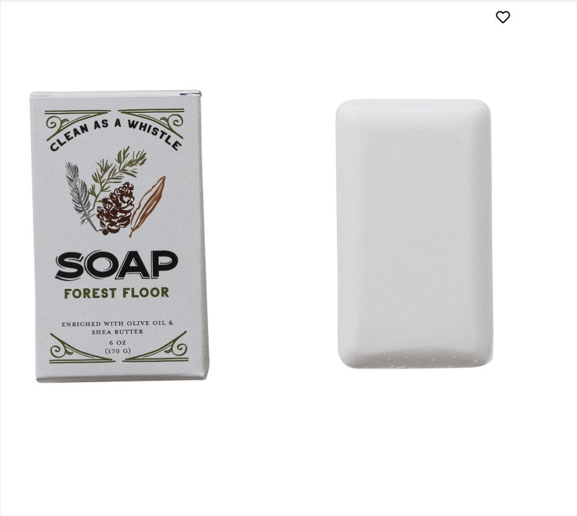 Forest Floor Scented Olive Oil & Shea Butter Triple Milled Bar Soap