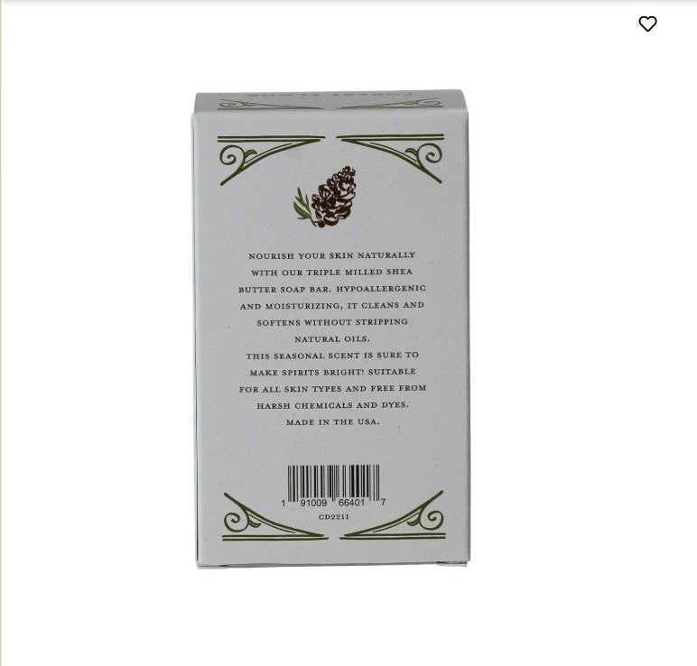 Forest Floor Scented Olive Oil & Shea Butter Triple Milled Bar Soap