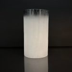 GREY CRACKLE/ FROSTED CYLINDER – SMALL
